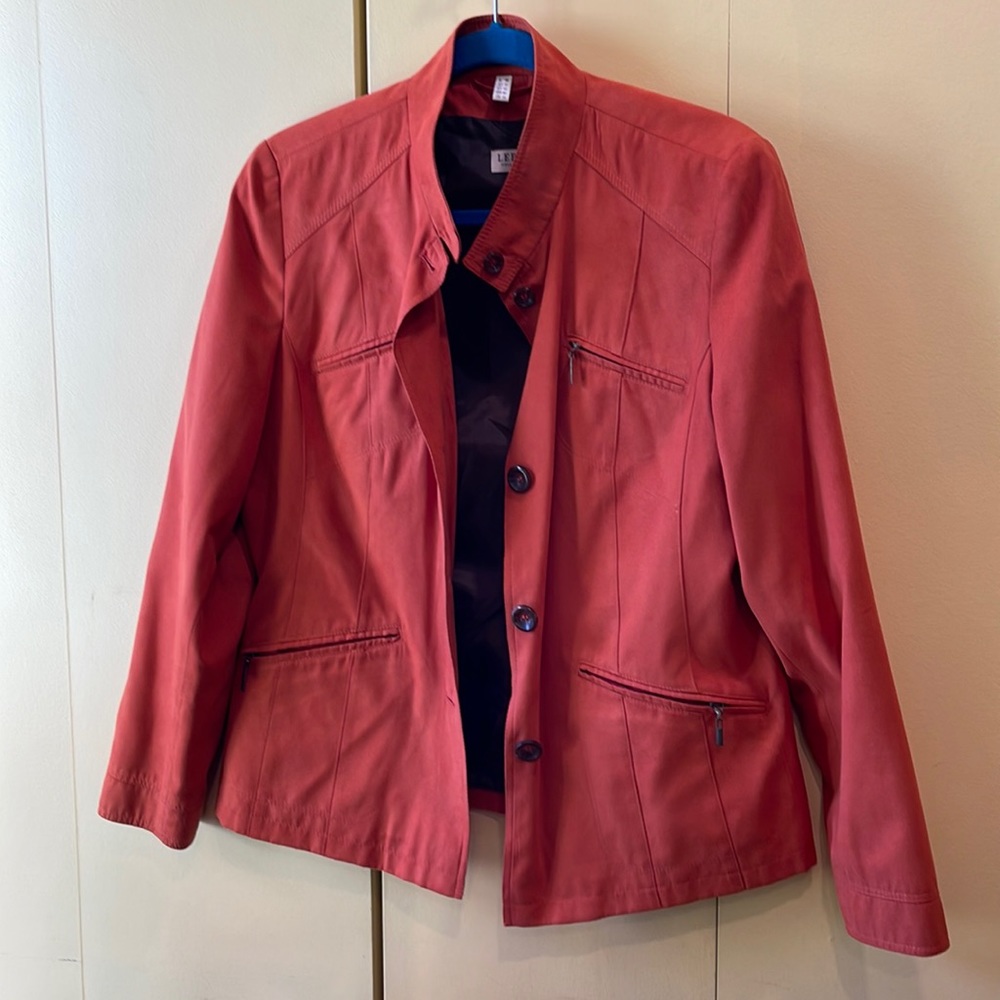 Faux suede jacket